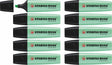 Stabilo boss original pastel - markeerstift - markeren met pastelkleuren - vleugje mint - doos 10 stuks