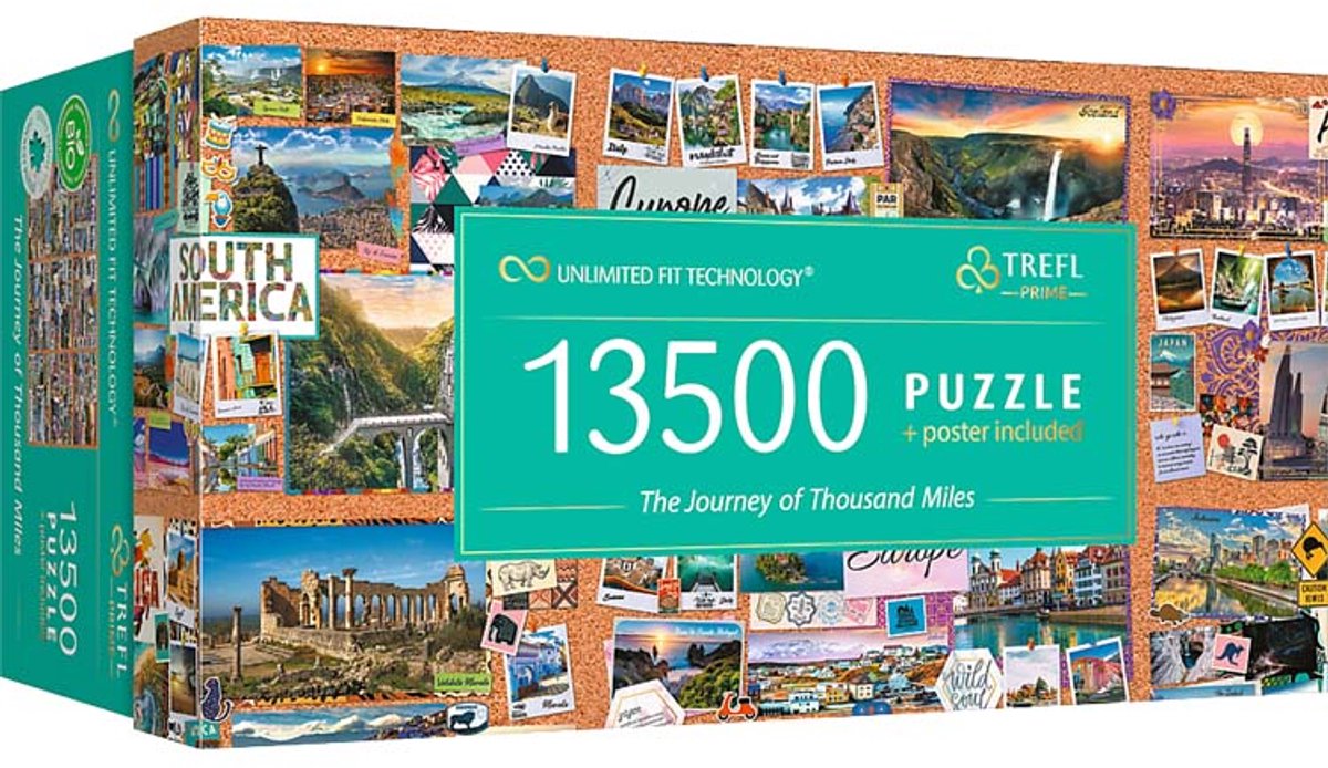 Trefl-Puzzle „Die Reise der tausend Meilen“ FSC-Mix 70 % – 13500 Teile.