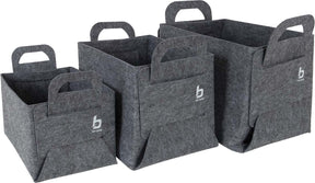 Bo-camp - urban outdoor - mand - barnsbury - 3 stuks - 3 maten