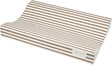 Meyco baby fat stripe aankleedkussen - taupe - 50x70cm