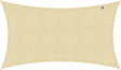 Kopu ® schaduwdoek rechthoek 280 gram waterdoorlatend 4x6 m - creme