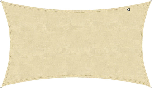 Kopu ® schaduwdoek rechthoek 280 gram waterdoorlatend 4x6 m - creme