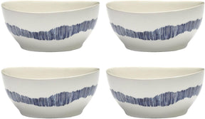 Serax - Ottolenghi Festmahl - Schüssel S - Weiß Blau - 16 ø - 4 Stück