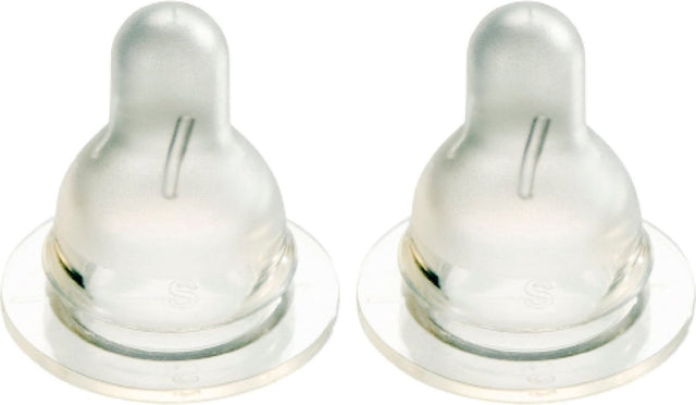 Difrax natürlicher Flaschensauger – groß – 6+ Monate – 2 Stück