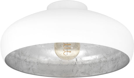 Eglo mogano plafondlamp - e27 - ø 40 cm - wit zilver