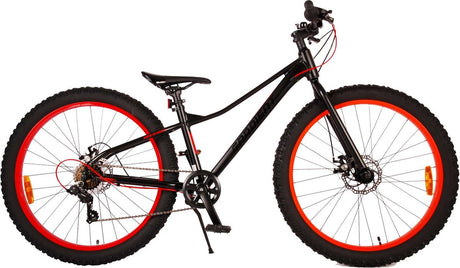Volare Gradient Kinderfahrrad – Jungen – 26 Zoll – Schwarz Orange – 7 Gänge – Prime Collection