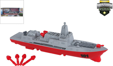 Van Manen Veenendaal BV Missionskontroll-Marineschiff mit Schießfunktion, 24 cm