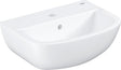 Grohe Bau Keramik-Waschtisch 45 – Hahnloch mit Überlauf – 45,3 x 35,4 cm – alpinweiß