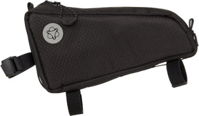 Agu venture top tube bag - fietstas - 0.7l - waterafstotend - gerecycled polyester - 3m reflectie - met ã©ã©n hand te openen - ykk ritssluiting - zwart