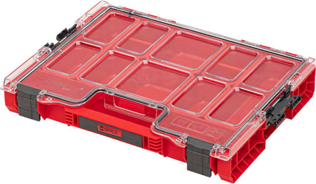 Qbrick system pro organizer 200 red ultra hd stapelbaar 450 x 358 x 79 mm 6 l ip54 met 8 inlays