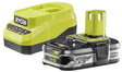 Ryobi one+™ 18v 1x 2,5 ah lithium+ accu lader set