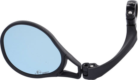 XLC MR-K28 Fahrradspiegel – Speed-Pedelec – 21–26 mm – blaues HD-Spiegelglas – links – schwarz