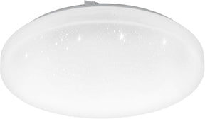 Eglo frania-s plafondlamp - led - ø33 cm - 1-lichts - wit kristaleffect