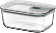 Mepal glazen vershouddoos easyclip - 700 ml - glazen vershoudbakjes met schuifsluiting - geschikt voor magnetron. (stoom)oven. koelkast en vriezer - nordic sage