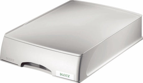 Leitz plus Briefablage mit Schublade - Grau