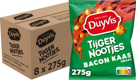 Duyvis Erdmandel-Speckkäse – Erdnussnüsse – 8 x 275 Gramm