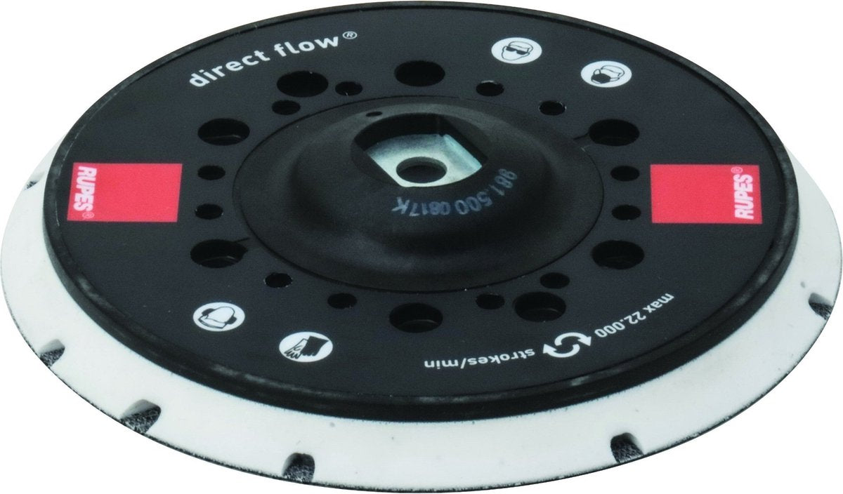 Rupes 150mm slim multihole direct flow schuurpad - m8