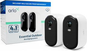 Drahtlose Arlo Essential HD-Überwachungskamera für den Außenbereich – 2 IP-Kameras