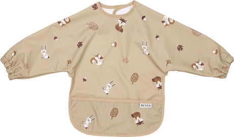 Meyco Baby-Lätzchen mit Waldtieren – Sand