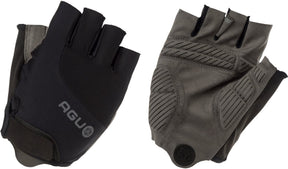 Agu super gel - fietshandschoenen - 4 mm gelpadding - ax suede grip - vingerloos - unisex - zwart - xxl