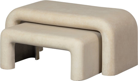 Woood Stani Couchtische – Natur – 2er-Set