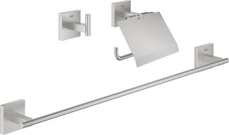 Grohe Start Cube Zubehörset - 3-in-1 - Super Steel (Edelstahloptik)