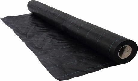 Natur – Bodentuch – 2,1 x 25 m – 100 g m² – Schwarz – Anti-Wurzel-Tuch