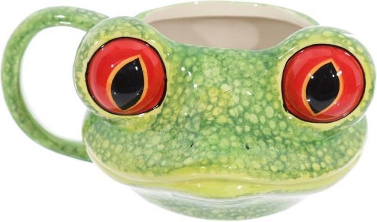 Puckator Laubfrosch 3D Tasse grün