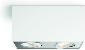Philips led philips box opbouwspot - 2-lichts - wit