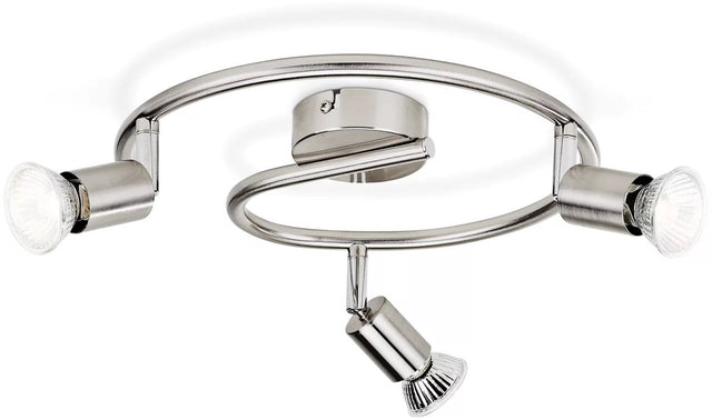 Philips led philips limbali opbouwspot - 3-lichts - nikkel
