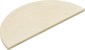 Big green egg - half rond - keramische stenen - large - 1 steen - 20,5 cm x 40,5 cm x 1,5cm