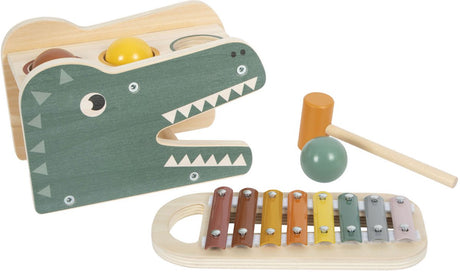 Small Foot - Holz-Xylophon und Hammerbank Safari, 5-tlg.