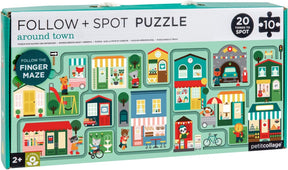 Petit collage puzzel spel stad 10 stuks