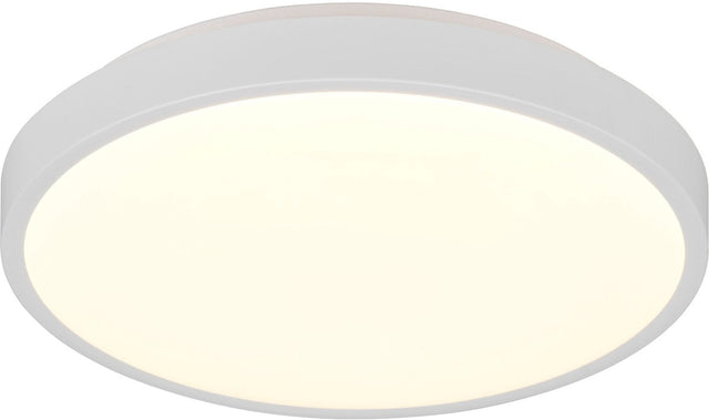Rl live your light reality slope - plafondlamp - wit mat - incl. 1x smd 10,5 w - wand- en plafondmontage - 4000k