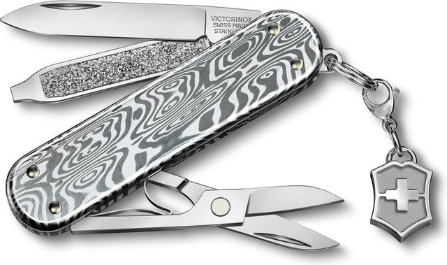 Victorinox classic sd briliant damast zakmes - 58 mm - giftbox