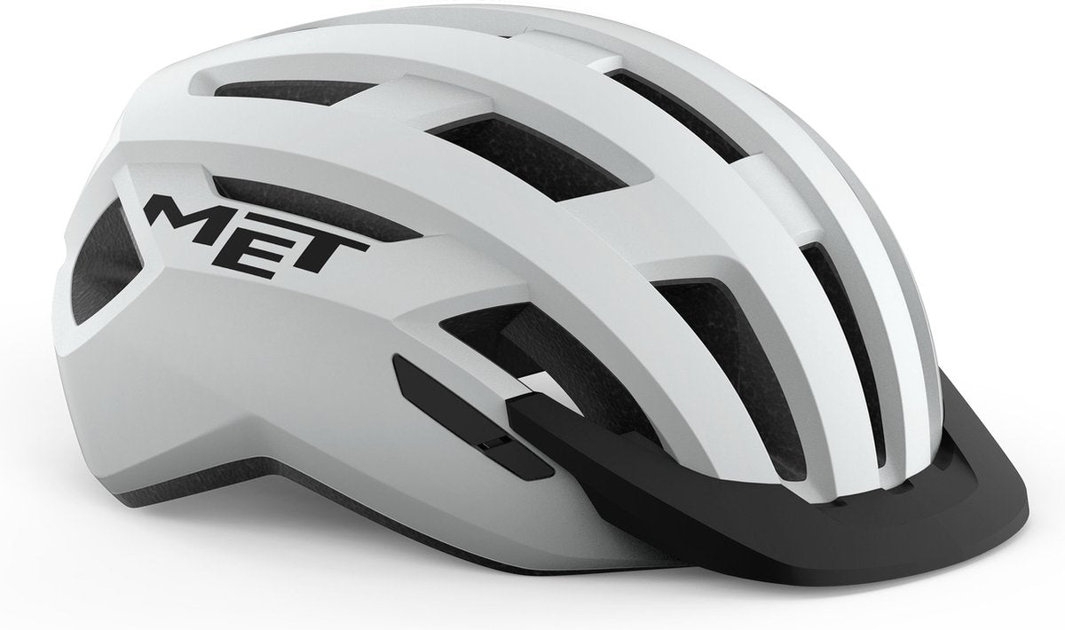 Mit allroad Fahrradhelm Herren Damen – Fahrradhelm Erwachsene – Größe L (58–61 cm) – Weiß