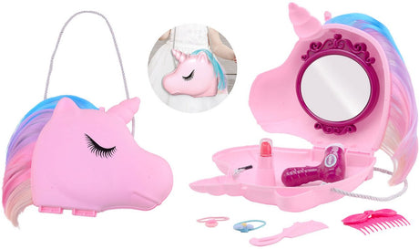 Johntoy John Toy Einhorn Beauty Case mit Kordel 25x21cm