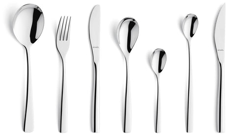 Amefa Gaia All You Need – 42-teiliges Besteckset – für 6 Personen – silberfarben – Edelstahl