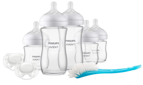 Philips Avent Natural Response – Geschenkset aus Glas – 5 Flaschen + 2 Schnuller + Flaschenbürste – SCD879 11