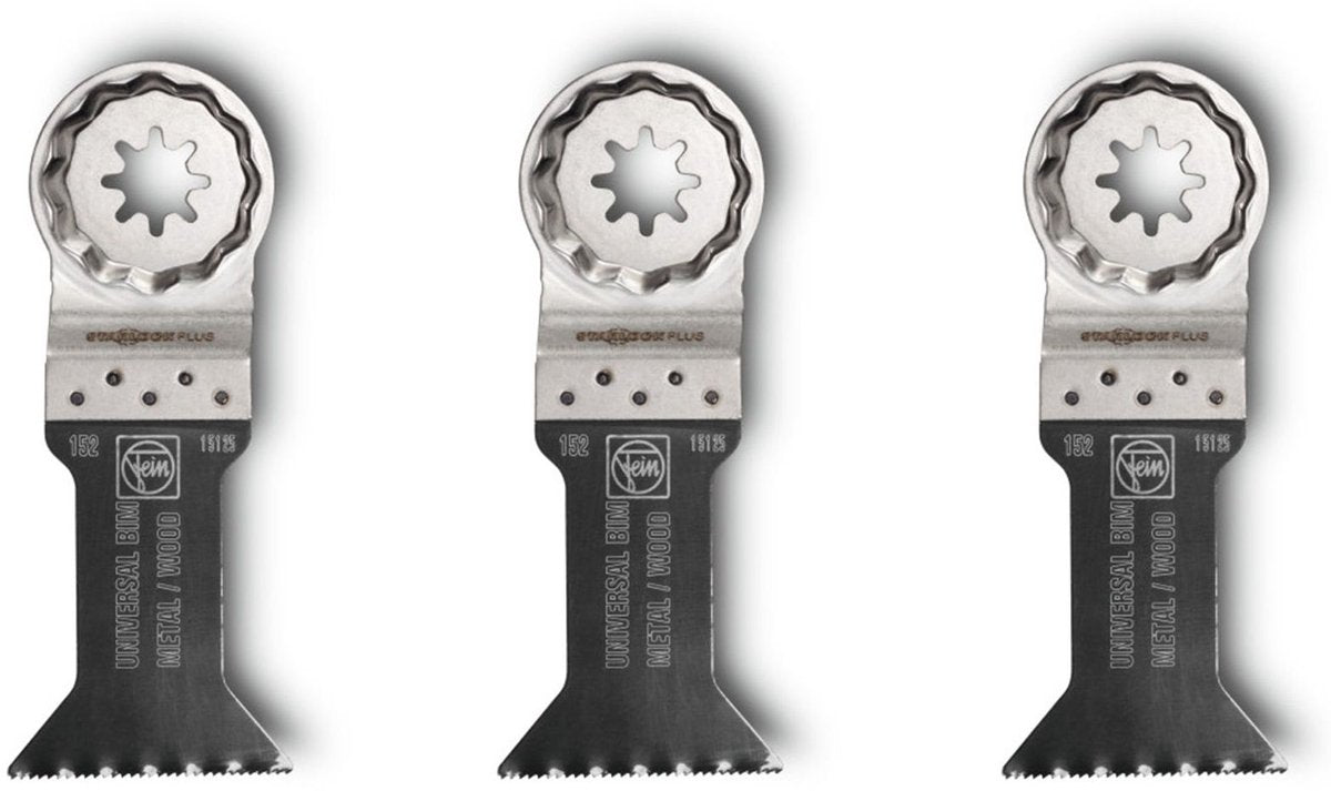 Fein E-Cut Universal Starlock Plus Sägeblatt 3 Stk. 60 x 44 mm (63502152220) Bimetall