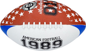 New Port American Football – groß – braun-kobaltweiß