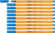 Stabilo point 88 - premium fineliner - fine 0,4 mm – ultramarijn blauw – doos 10 stuks