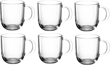 Leonardo modena theeglas 400ml - set 6