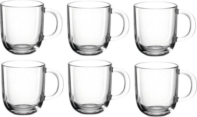 Leonardo modena theeglas 400ml - set 6