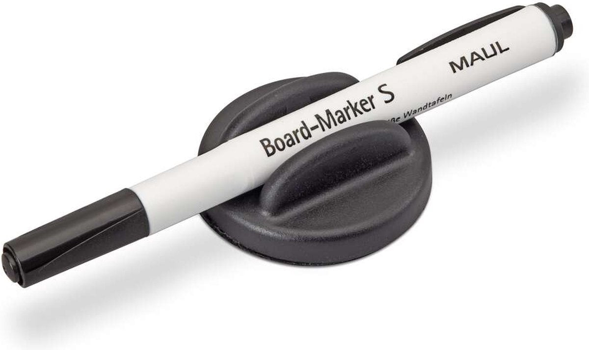 Maul Whiteboard-Radierer mit Whiteboard-Marker schwarz, magnetisch