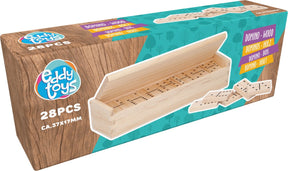 Eddy Toys Naturholz-Domino