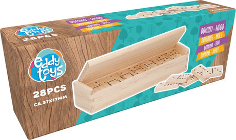 Eddy Toys Naturholz-Domino