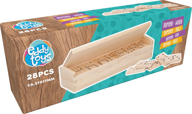 Eddy Toys Naturholz-Domino