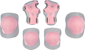 Nijdam skate beschermset kinderen - concrete rose - roze grijs - s