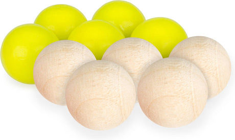 Get Go Jeu de Boules Jacks – 10 Stück – gelb klar
